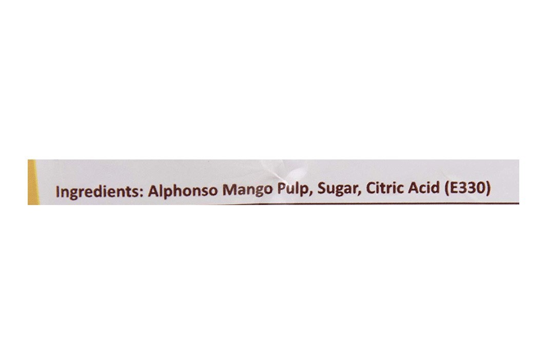 Chitale Agro Alphonso Mango Pulp (Sweetened)   Pouch  500 grams
